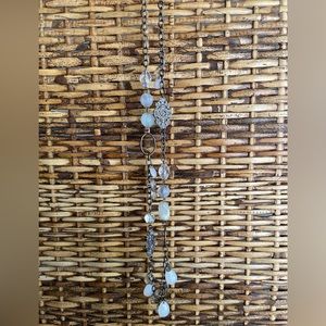 Premier Jewelry translucent stone long necklace